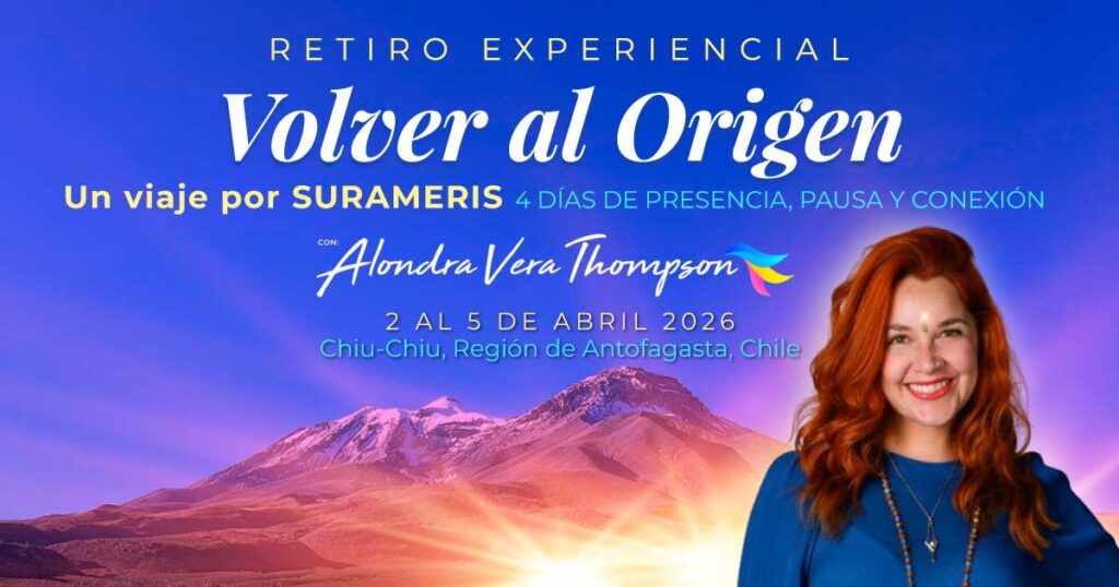 retiro volver al origen con alondra vera thompson, nieta de Fresia Castro