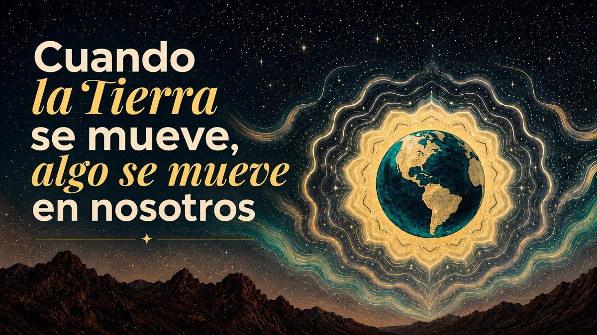 Cuando la Tierra se mueve, algo se mueve en nosotros